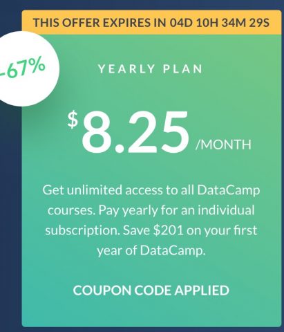 DataCamp Coupons