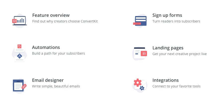 convertkit features